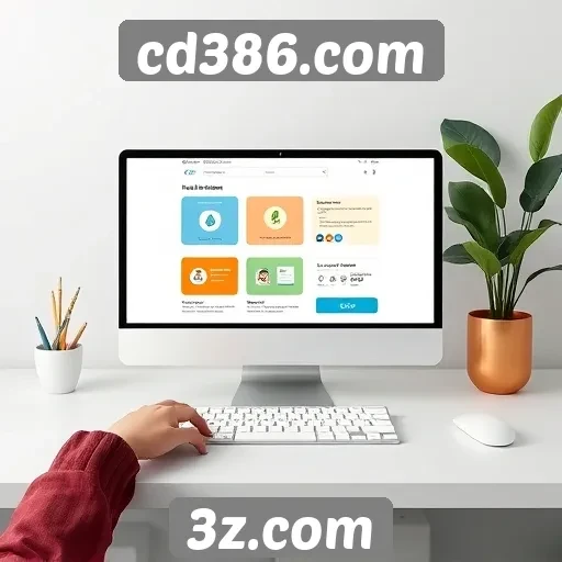 explorando a interface do usuário em cd386.com