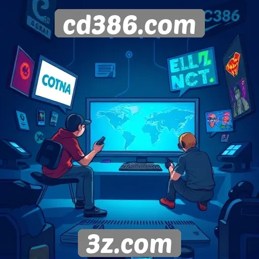 Exploração da comunidade gamer no cd386.com