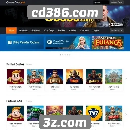 Análise das funcionalidades do site cd386